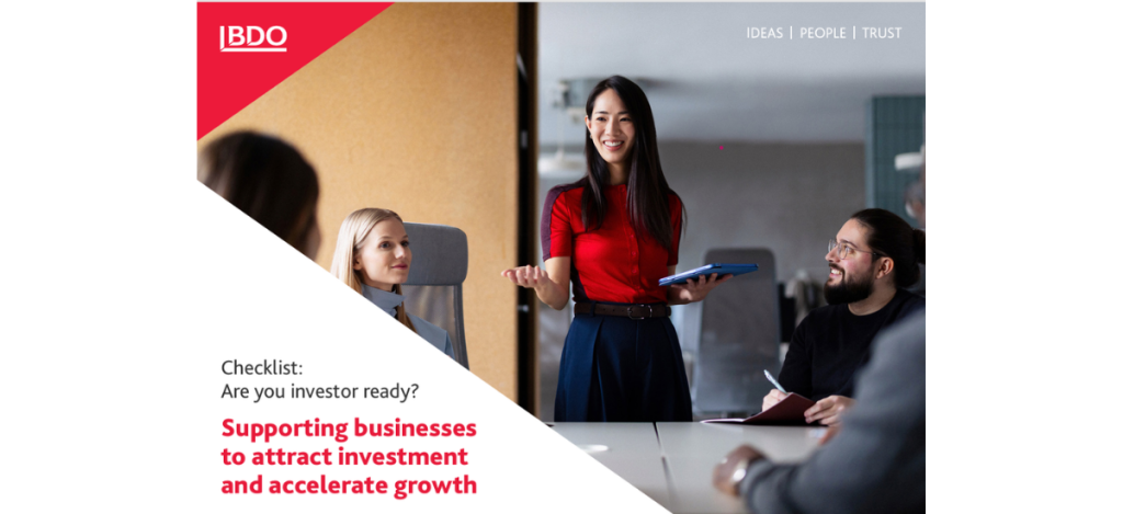 BDO’s Investor Readiness Checklist