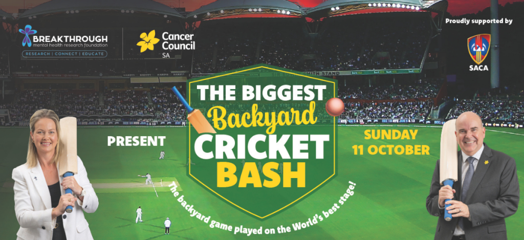 Cancer Council SA invites corporate teams to play backyard cricket on the legendary Adelaide oval